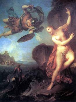 Francois Lemoyne : Perseus And Andromeda